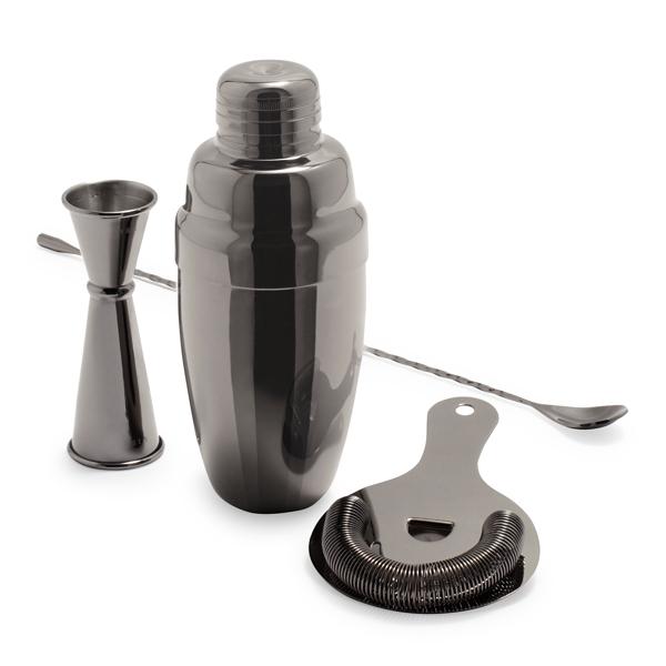 Viski 4-Piece Cocktail Shaker Set