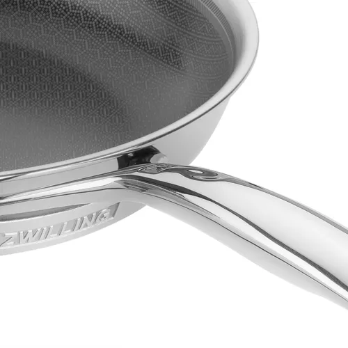 Zwilling Peak Stainless Steel Dual Performance Ceramic Nonstick Set of 2 Skillets, 8" & 10"