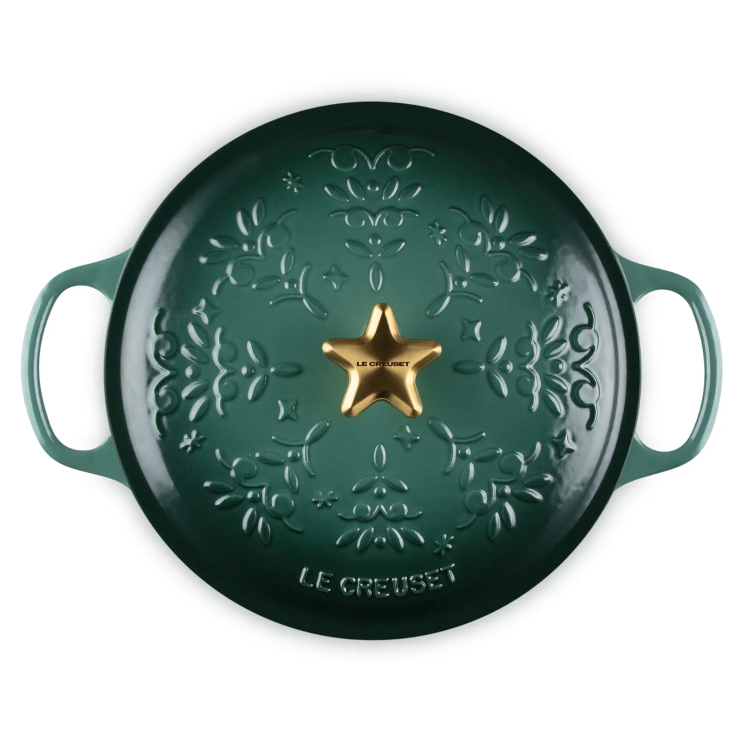 Le Creuset Noel Signature Dutch Oven with Star Knob, 4.5 qt