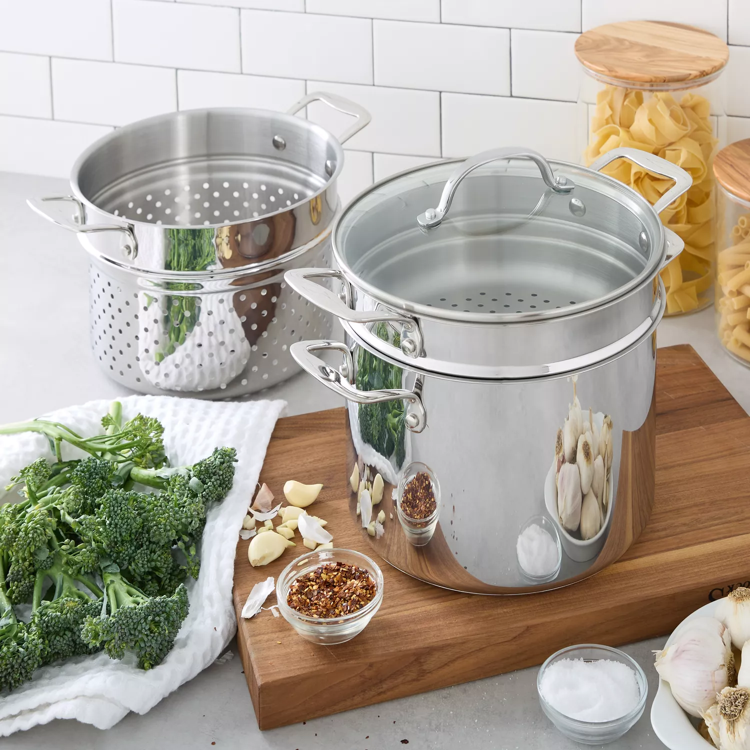 Sur La Table Signature Stainless Steel Multicooker, 8 qt Sur La Table Signature Stainless Steel Multicooker, 8 qt