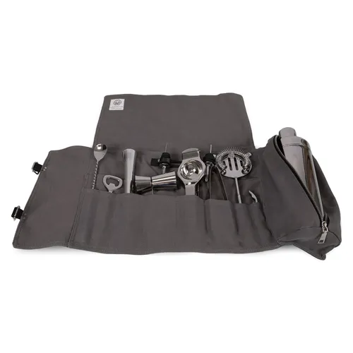 Picnic Time Roll-Up Bar Tools, Set of 12