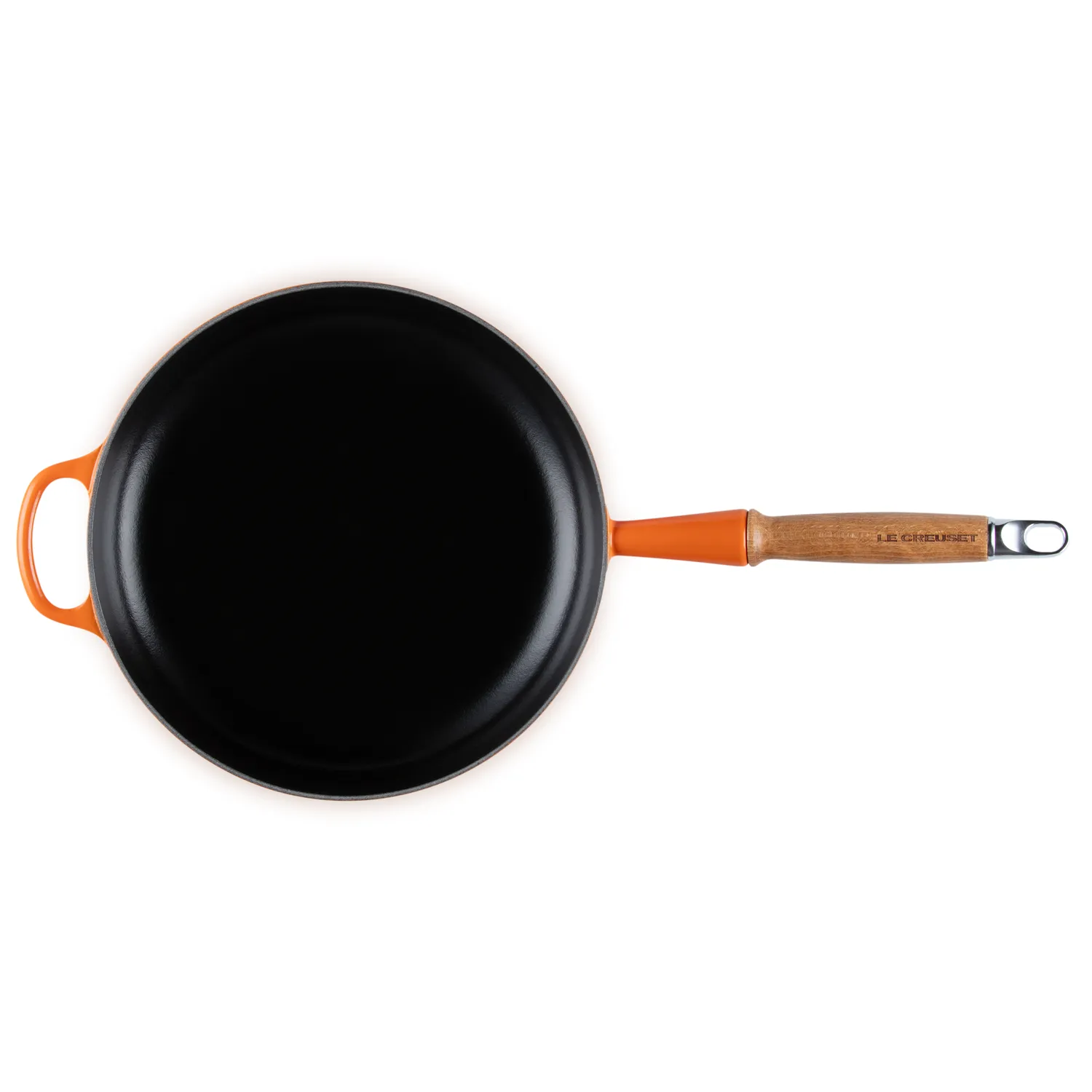 Le Creuset Enameled Cast Iron Alpine Wood Handled Skillet, 10.25"