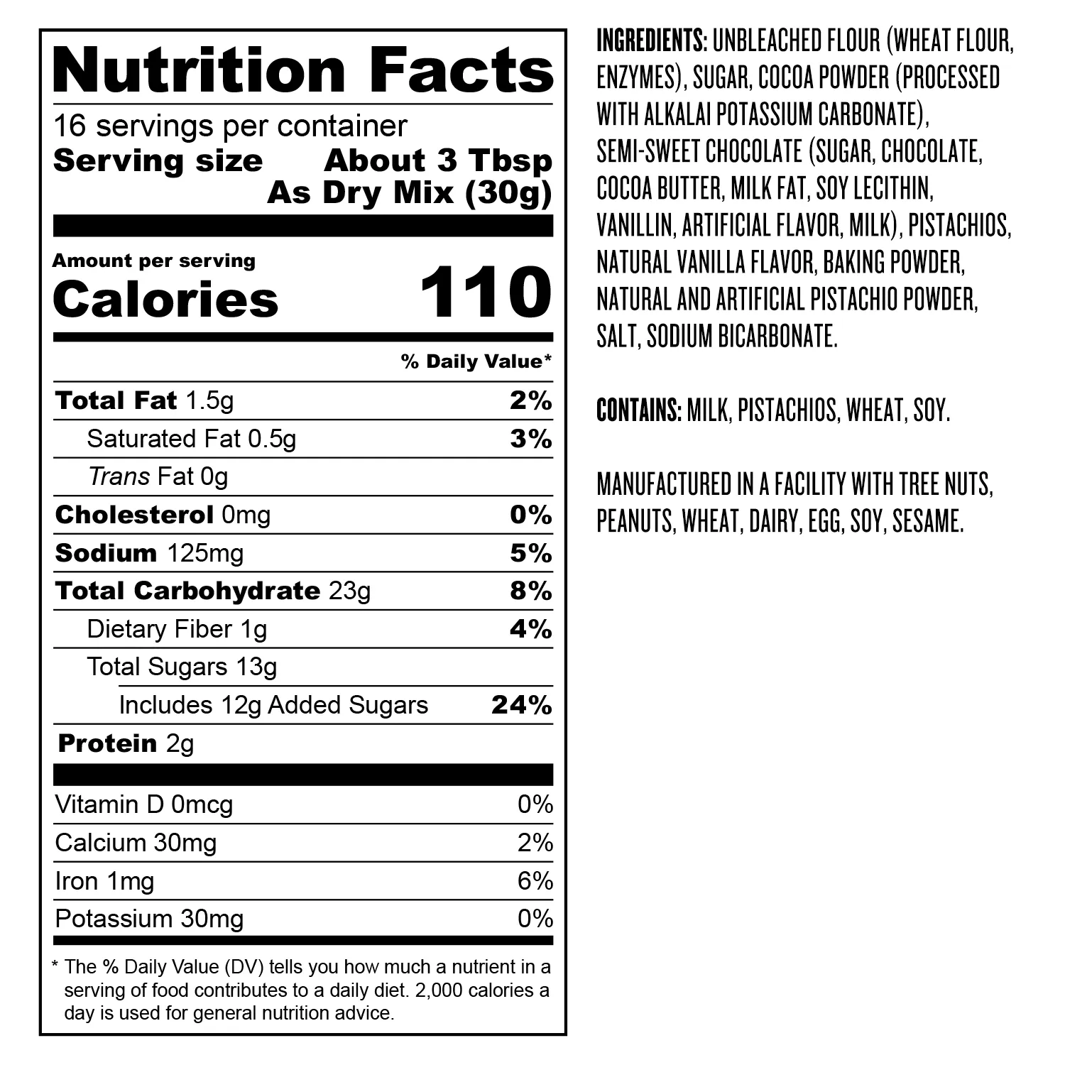 Sur La Table Chocolate Pistachio Biscotti Mix