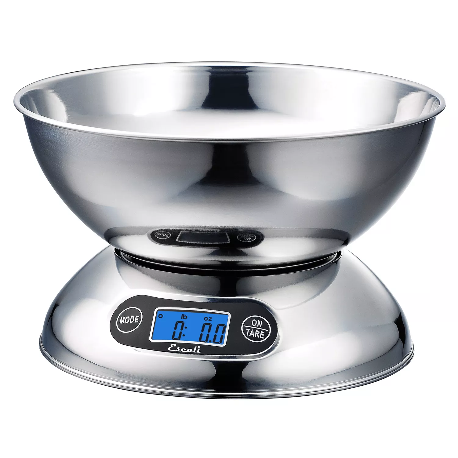 Cuisinart Cookware Precision Chef Bowl Digital Kitchen Scale, Silver - 11 lb / 5 kg