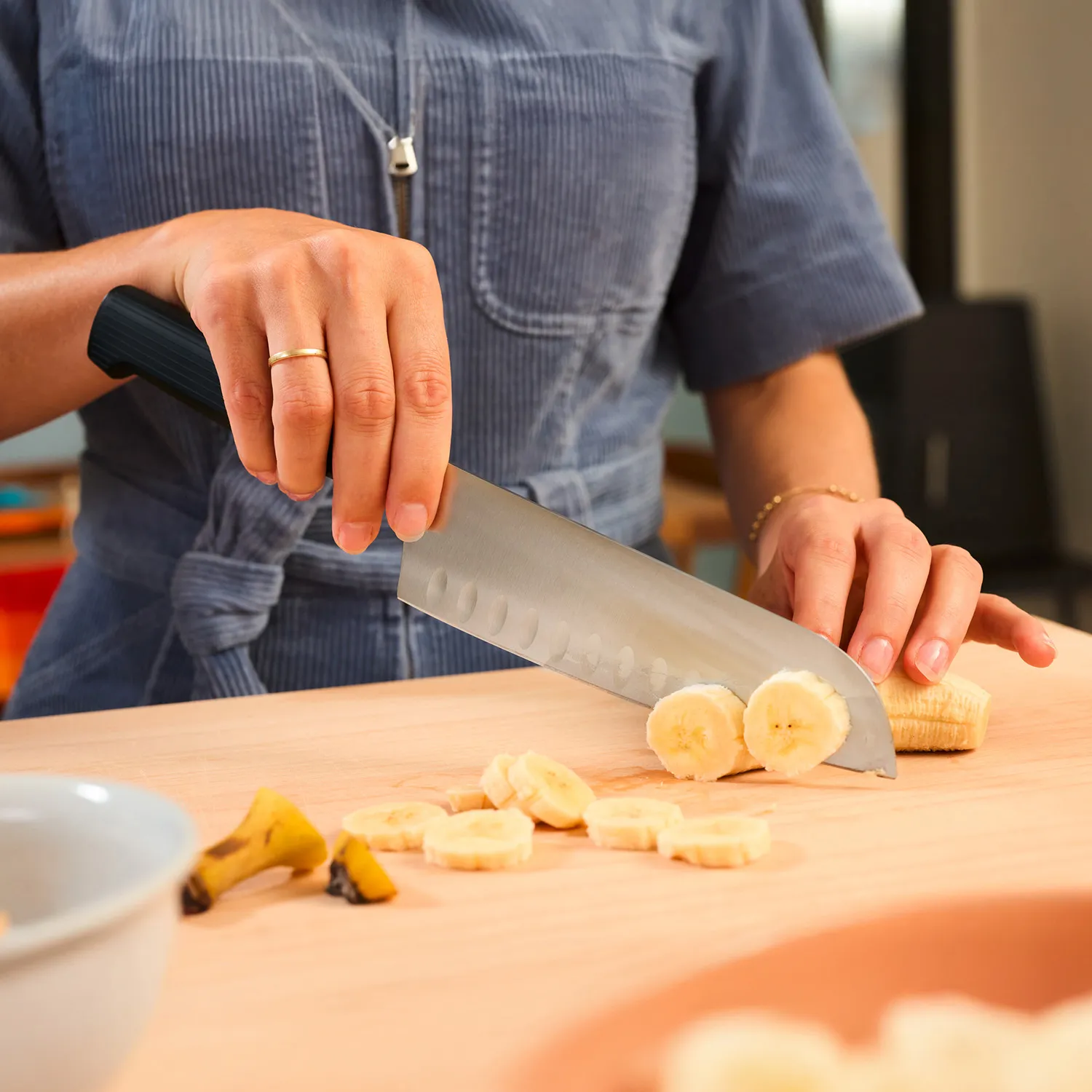 Wüsthof Partner 7" Hollow Edge Santoku Knife