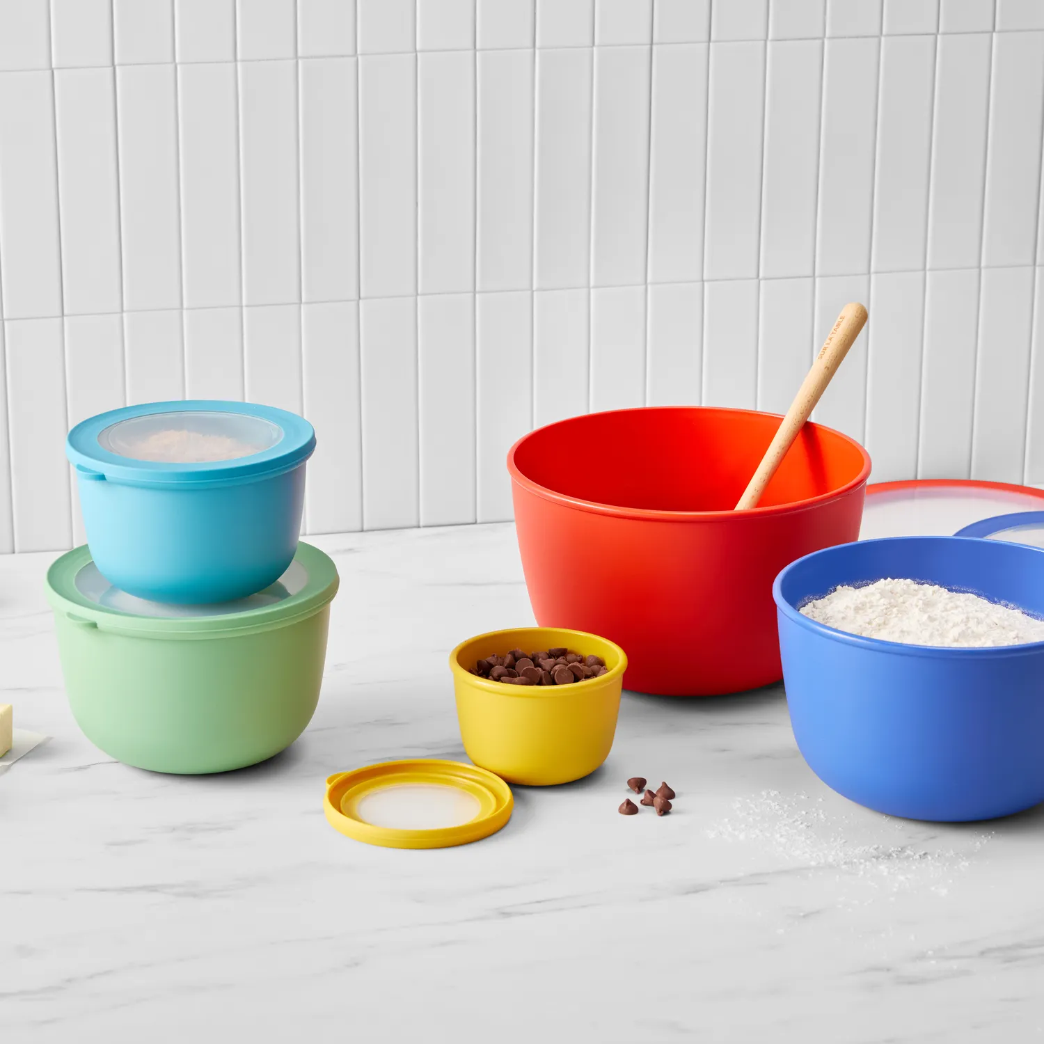 Sur La Table 5-Piece Mixing Bowl Set w/ Lids