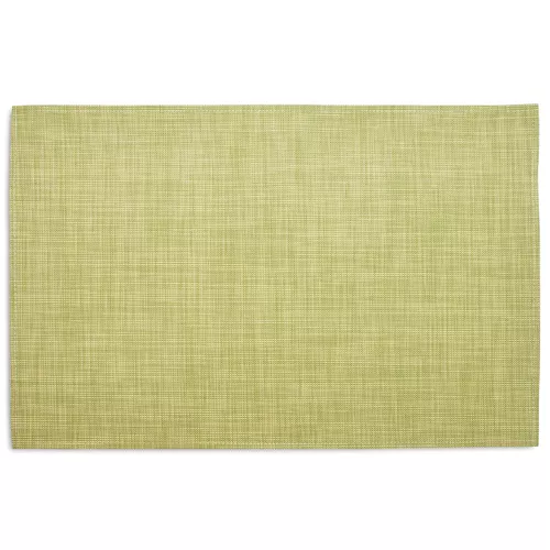 Chilewich Mini Basketweave Floor Mat, Dill