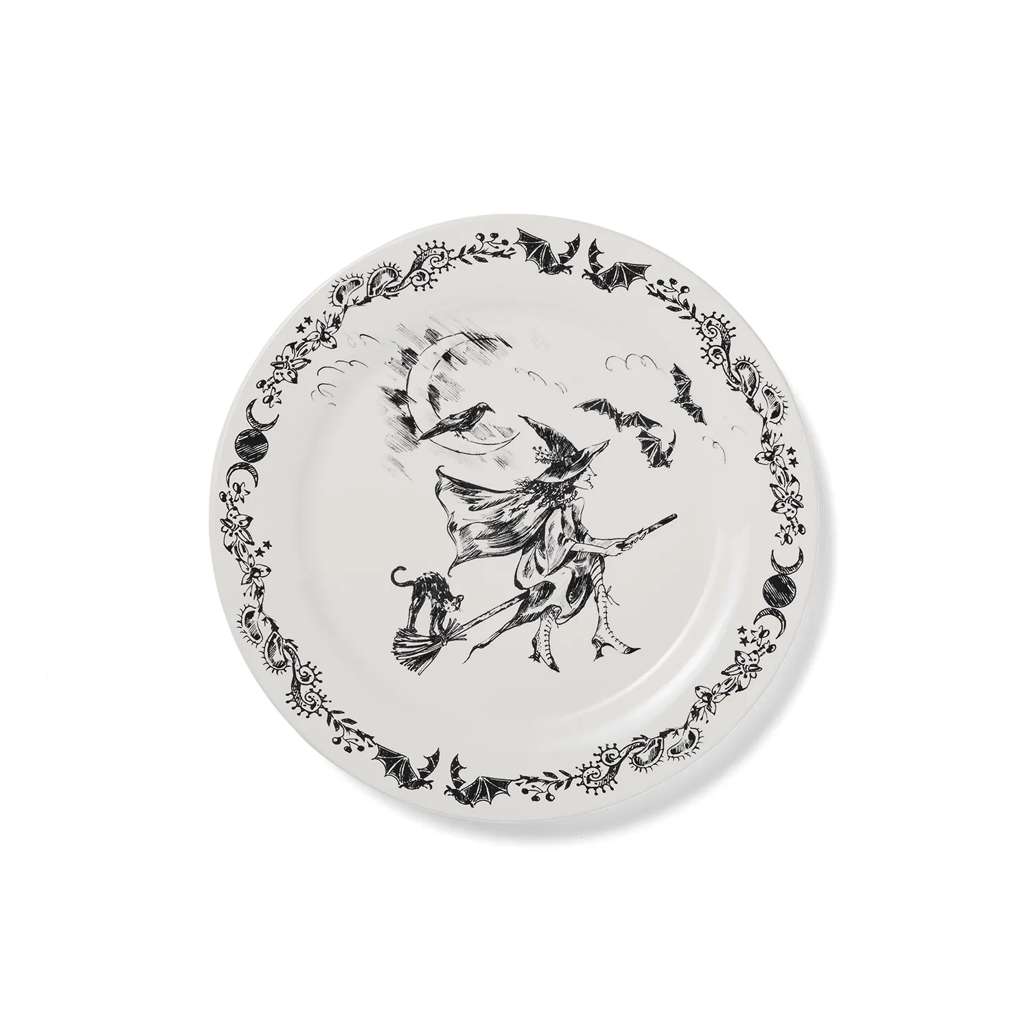 Sur La Table Halloween Witch Dinner Plate