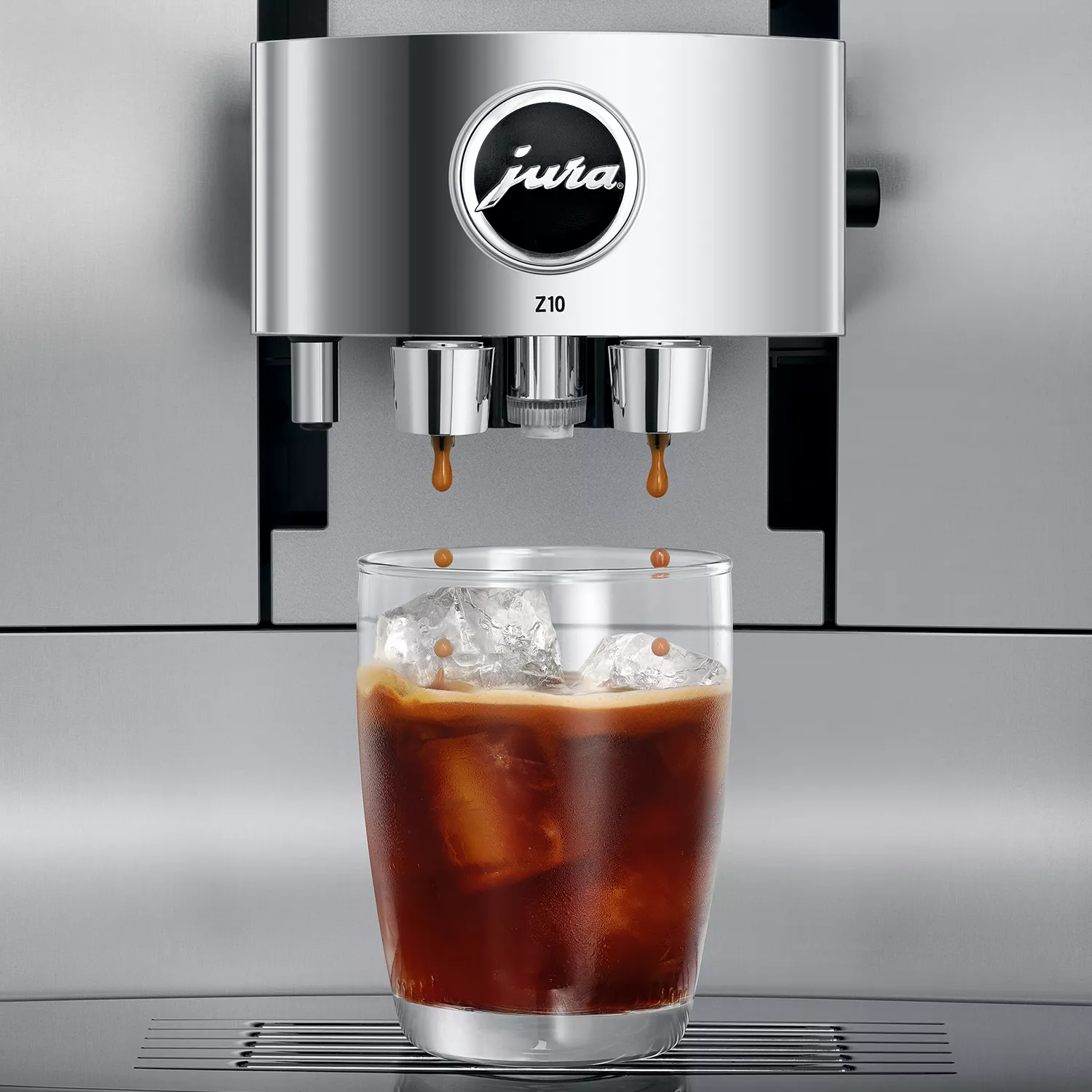JURA Z10 Automatic Coffee Machine, Aluminum White