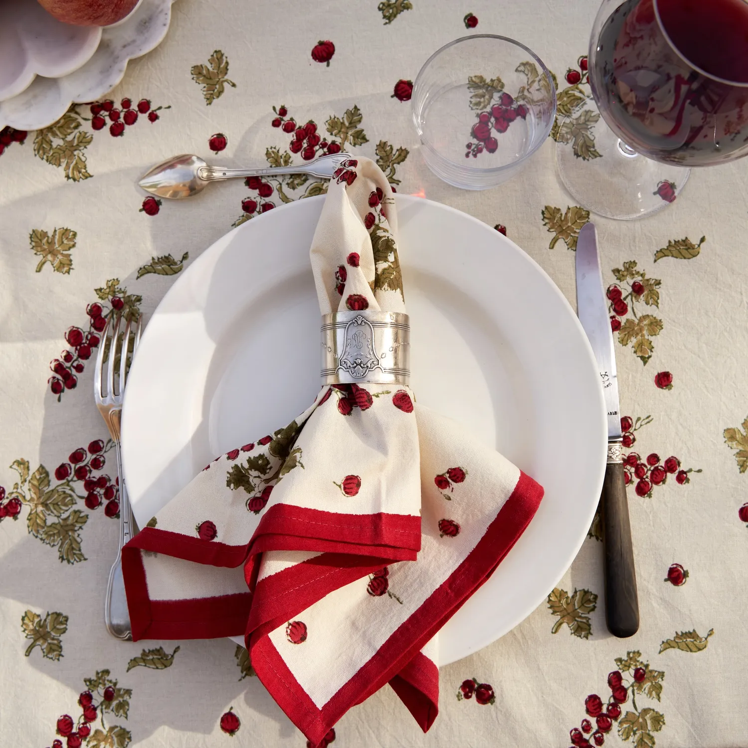 Couleur Nature Gooseberry Napkins, Set of 6