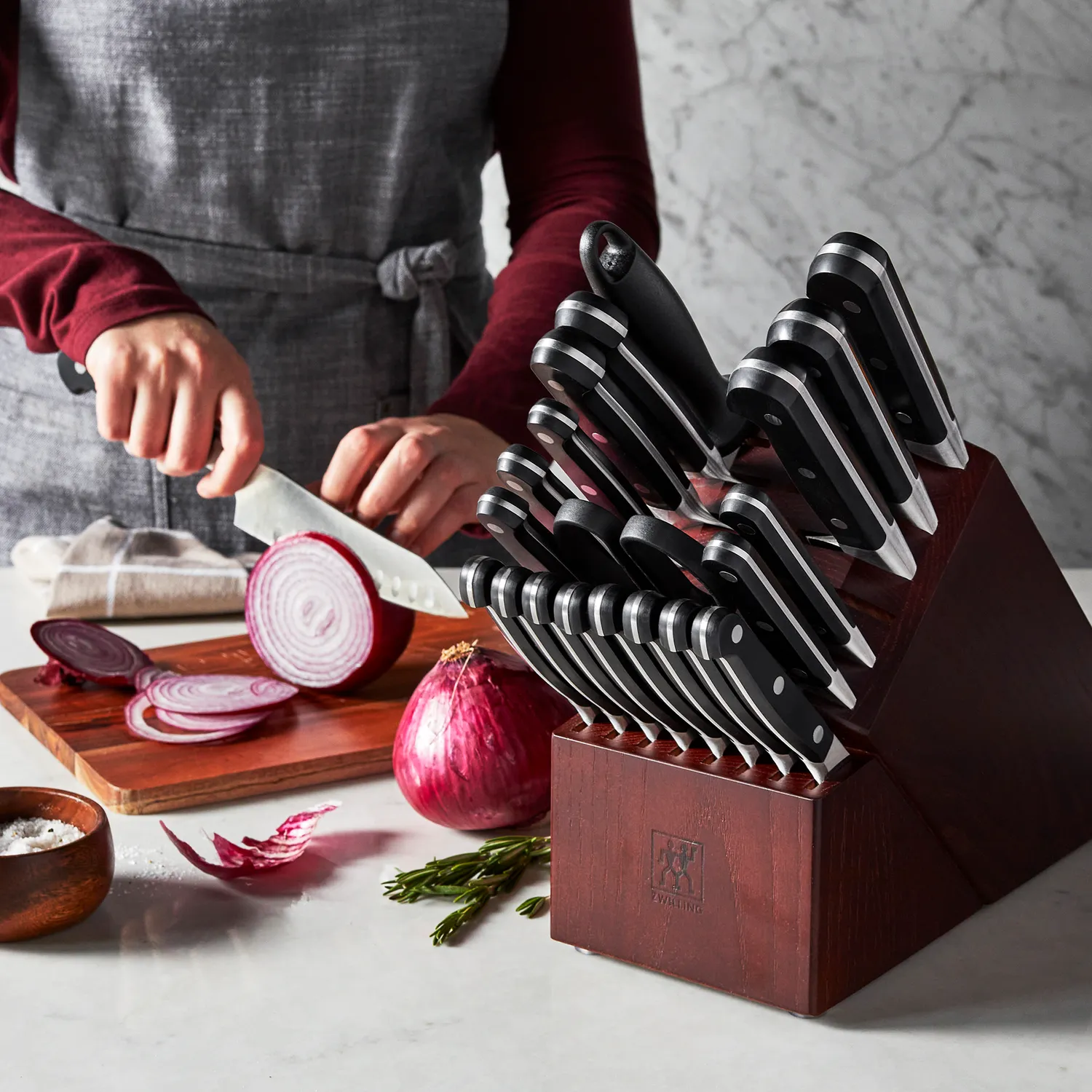 Zwilling Pro 22-Piece Knife Block Set