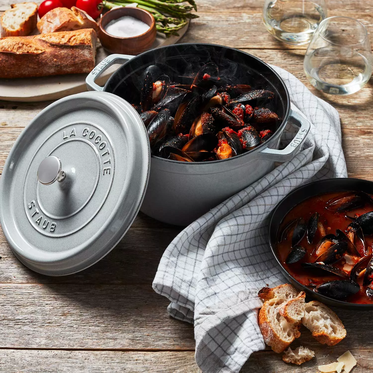 Staub Round Dutch Oven, 7 qt.