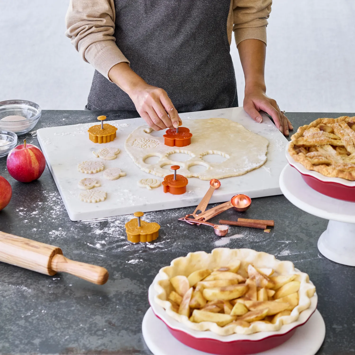 Sur La Table Pie & Cookie Impression Cutters