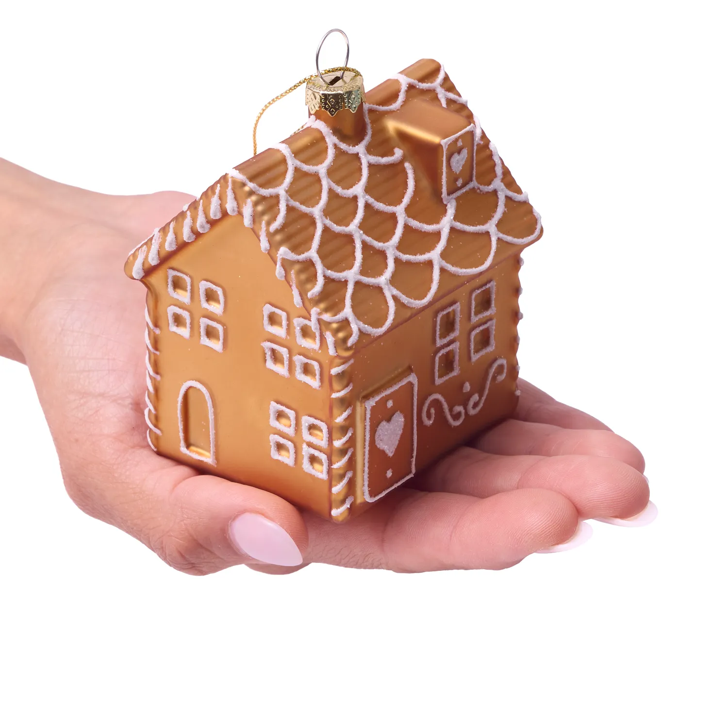 Sur la table Gingerbread House Ornament