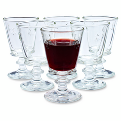 La Rochère French Bee Wine Glasses, Set of 6 These are heavier glasses with shorter stems