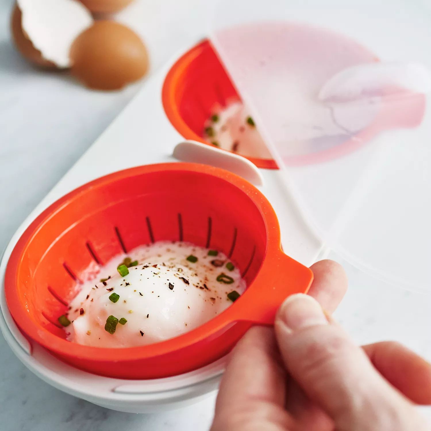 Poached Egg Maker Microwave Microwave Egg Steamer For Home Kitchen  Non-stick Omelet Utensils DIY Eggs