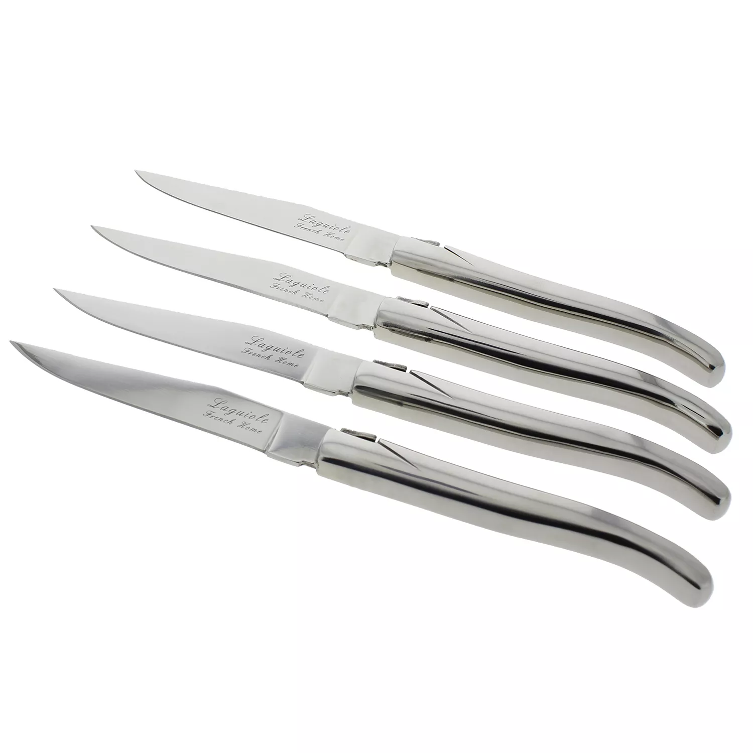 French Home Laguiole Connoisseur Steak Knives, Set of 4