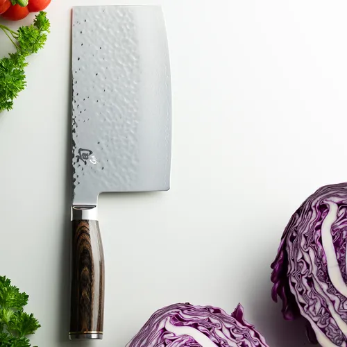 Shun Premier Cleaver Knife, 7"