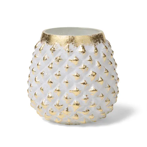 Sur la table Frosted Round Candle Holder