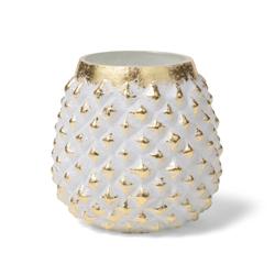 Sur la table Frosted Round Candle Holder
