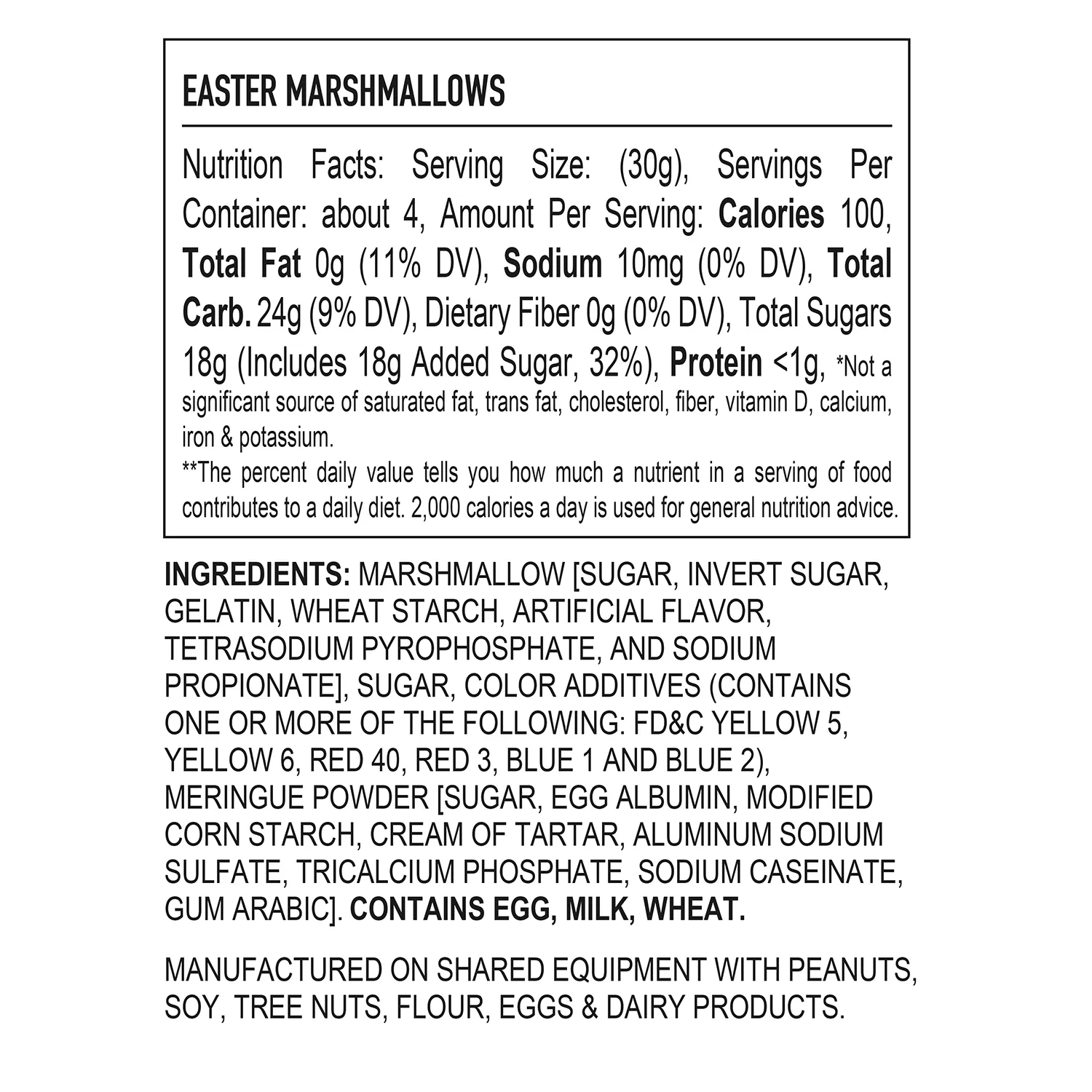 Sur La Table Easter Marshmallows