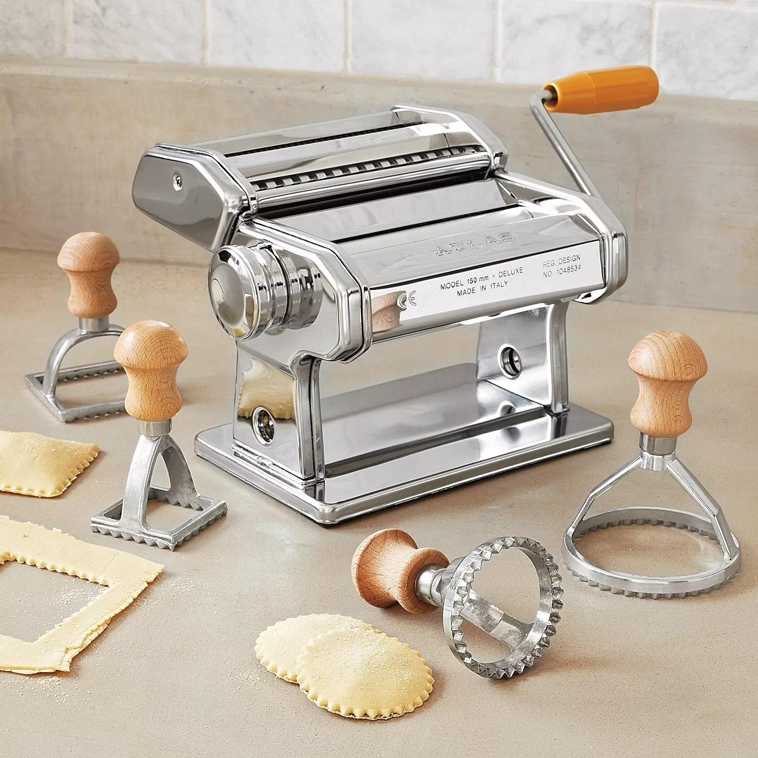 Imperia Pasta Maker Machine- Deluxe 11 Piece Set w Machine