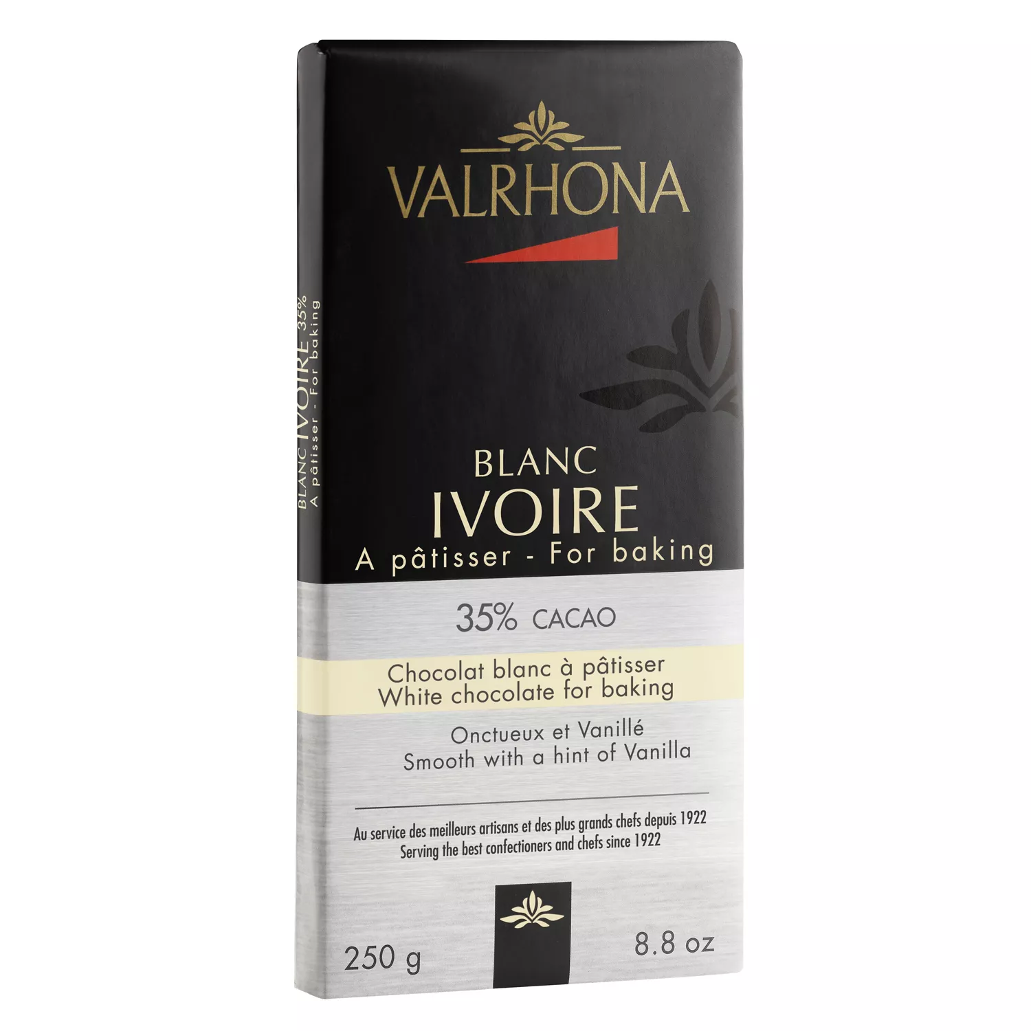 Chocolat blanc à pâtisser Ivoire 35% 250 gr - Valrhona