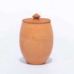 Alcantara-Frederic Artisanal Terracotta Pot with Lid