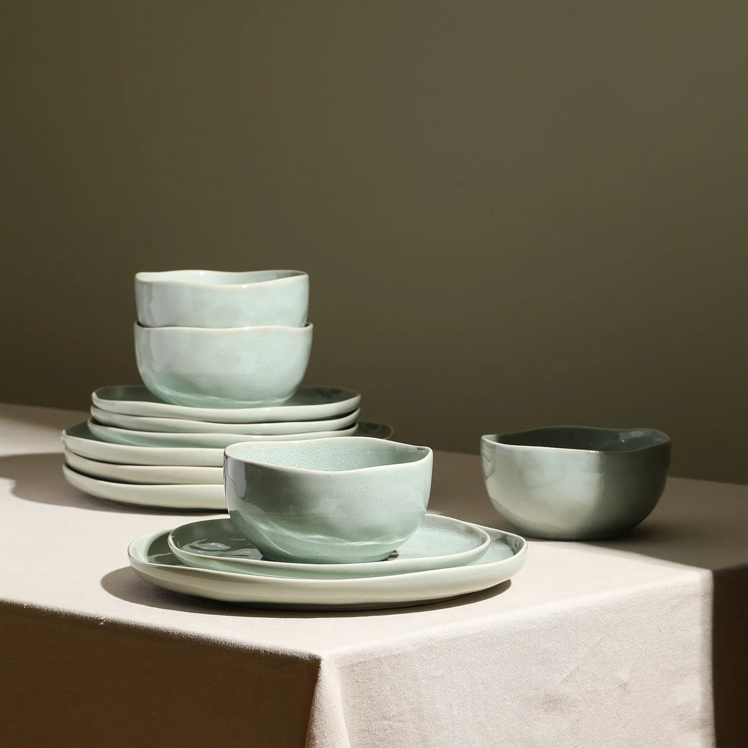 Stone Lain Mirella Stoneware 12-Piece Dinnerware Set