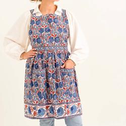 Pomegranate Boho Floral Apron