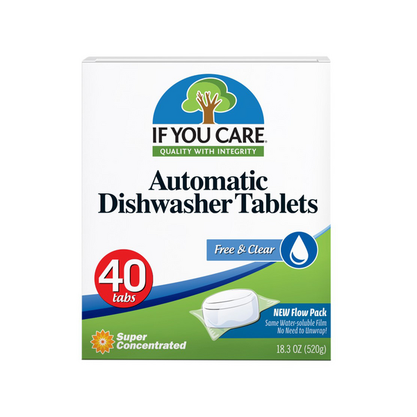 If You Care Dishwasher Tablets, Pack of 40