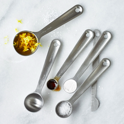 Sur La Table Round Measuring Spoons, Set of 6