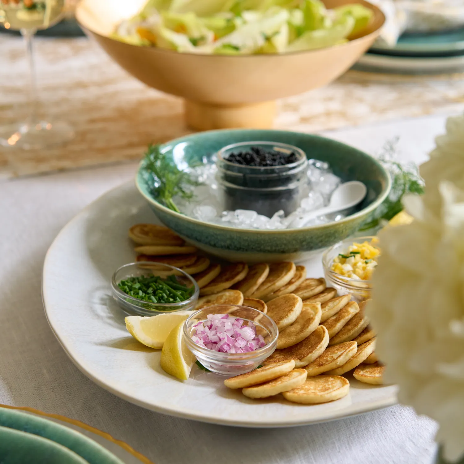 Sur La Table Cloud Emerald Cereal Bowl