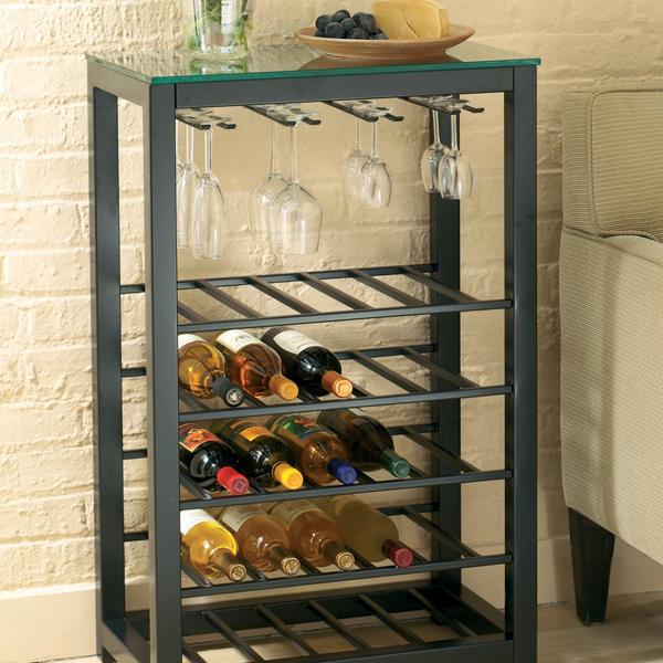 Narrow Trio Wine Rack