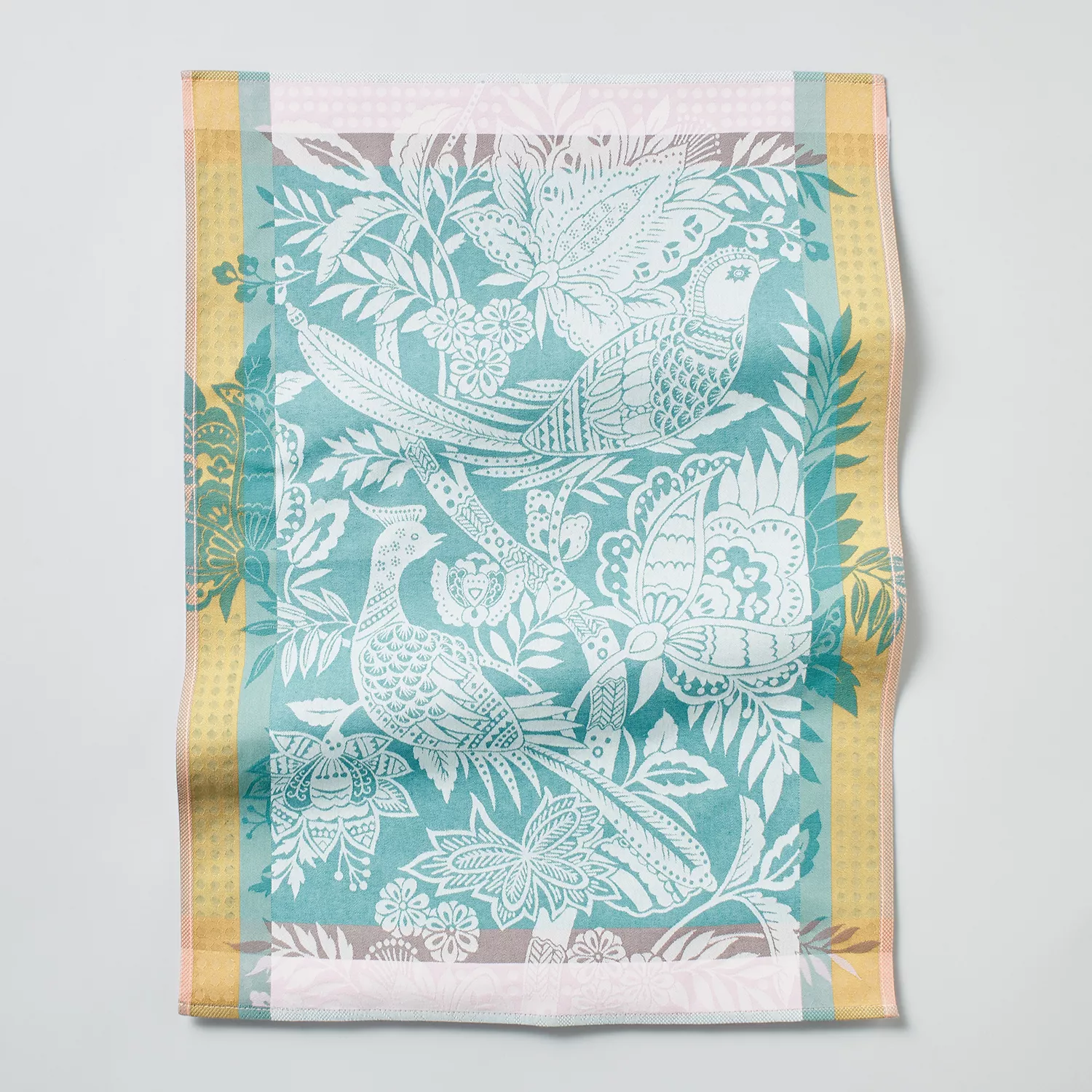 Sur La Table Bird of Paradise Kitchen Towel, Blue