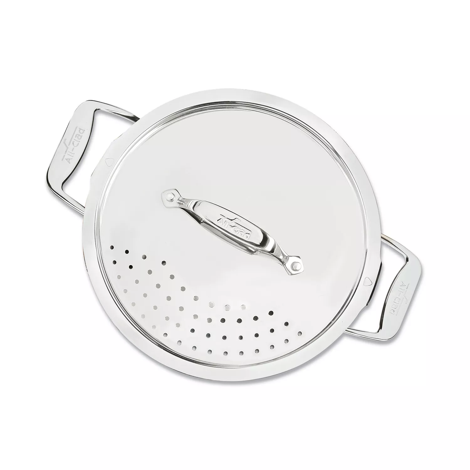 All-Clad Stainless Steel Stockpot with Straining Lid, 6 qt.