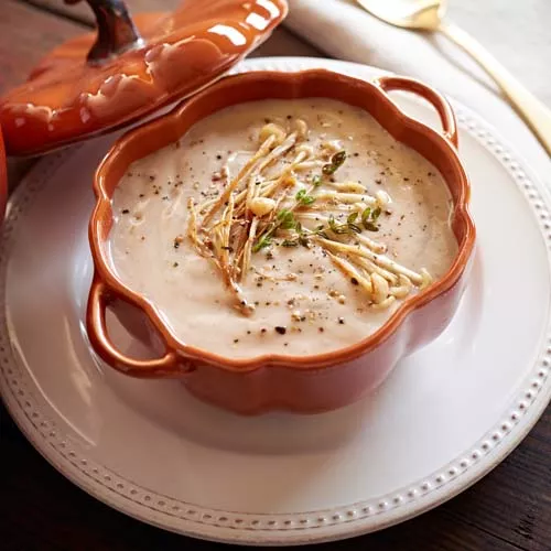 Easy Mushroom and Leek Soup