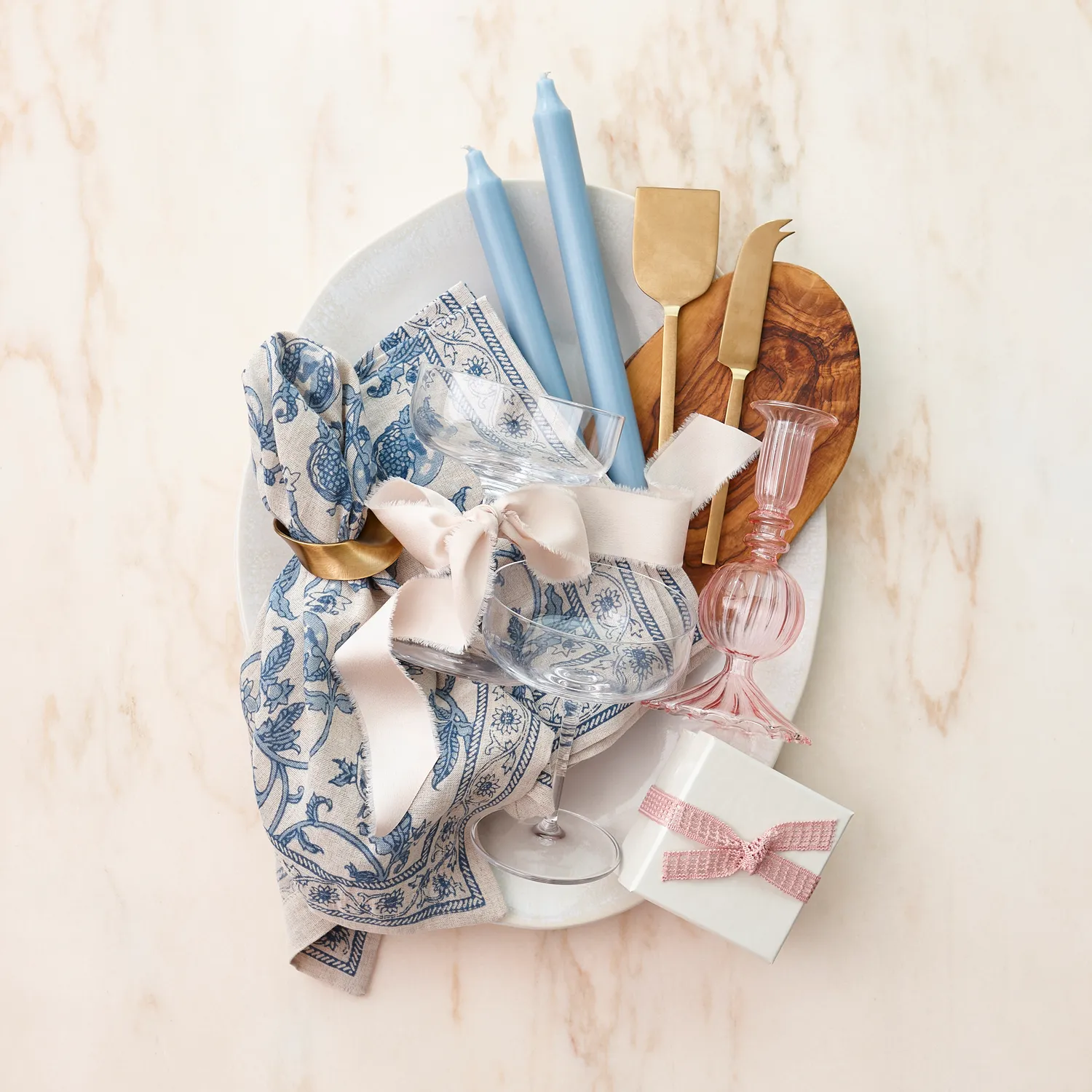 Sur La Table Floral Blossom Napkins, Set of 4