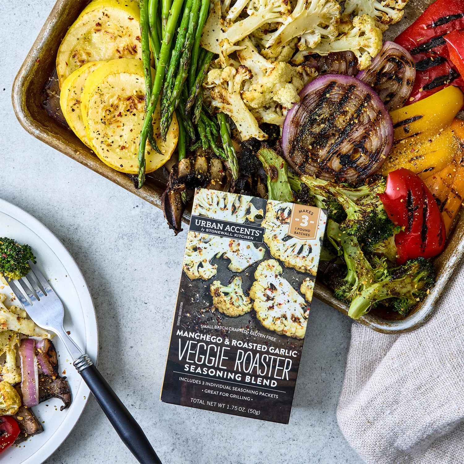 Urban Accents Manchego & Roasted Garlic Veggie Roaster Seasoning Blend