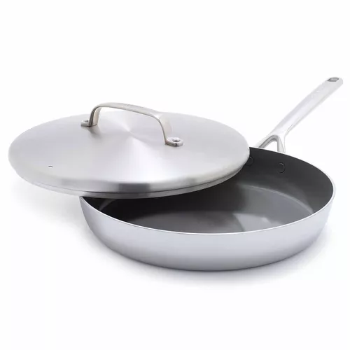 Sur La Table Classic 5-Ply Stainless Steel Skillet, 12
