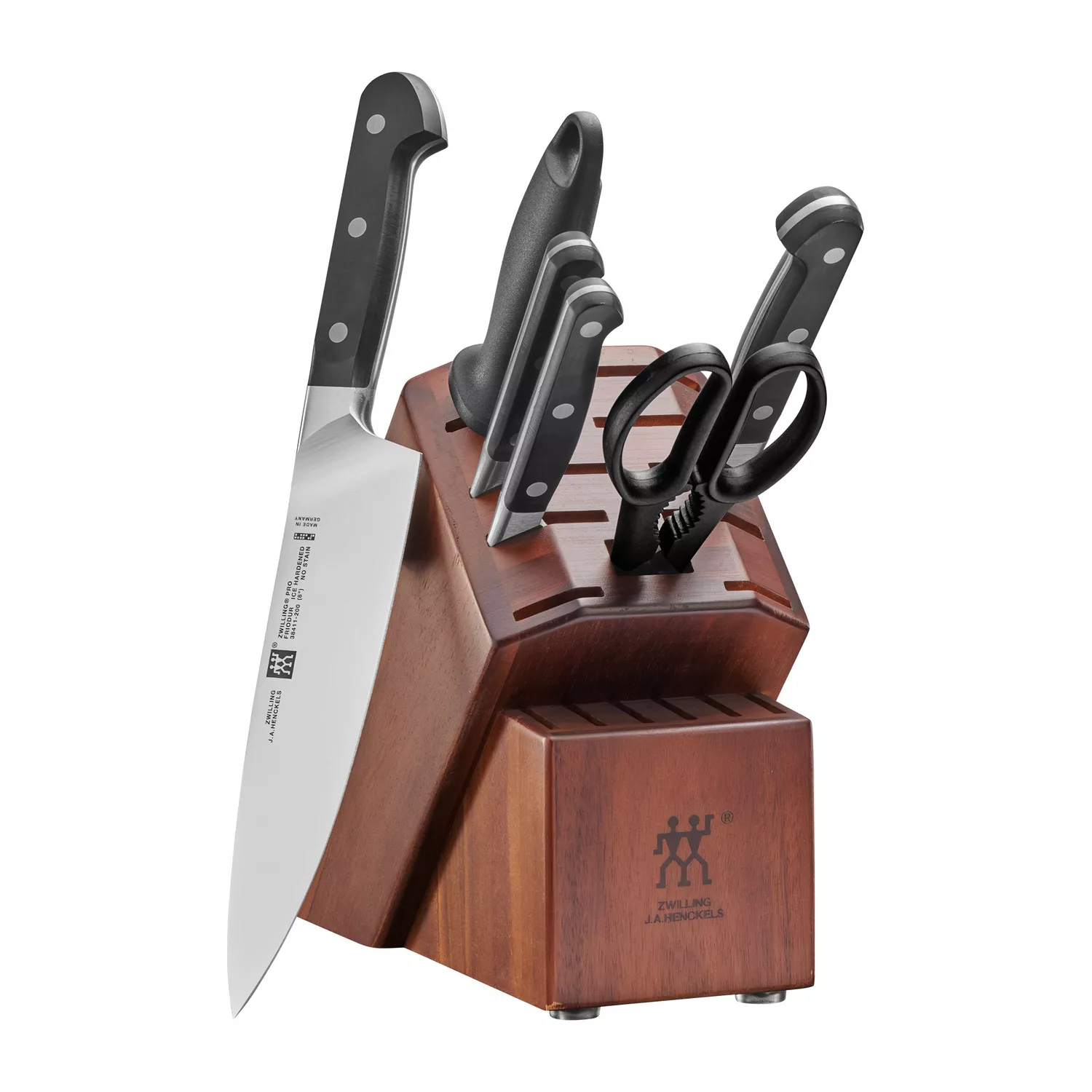 Kitchen Knife Set - CSS 15 Pieces Knife Block Set with Sharpener, Forged  Stainless Steel, Professional Chef Block Set with Ergonomic Handle, Kitchen  Tool Set, World-Class Sharpness, Easy Storage: Block Sets