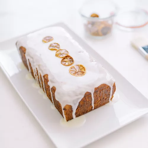 Pound Cake with Meyer Lemon Icing