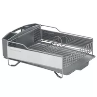 KitchenAid® Compact Stainless Steel Dish Rack, Satin Gray, 15-Inch
