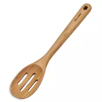 Sur La Table Bamboo Slotted Spoon, 12.5&#34;
