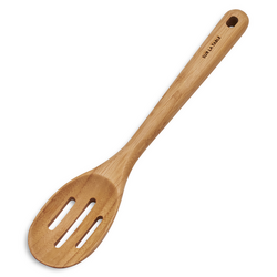 Sur La Table Bamboo Slotted Spoon, 12.5&#34;