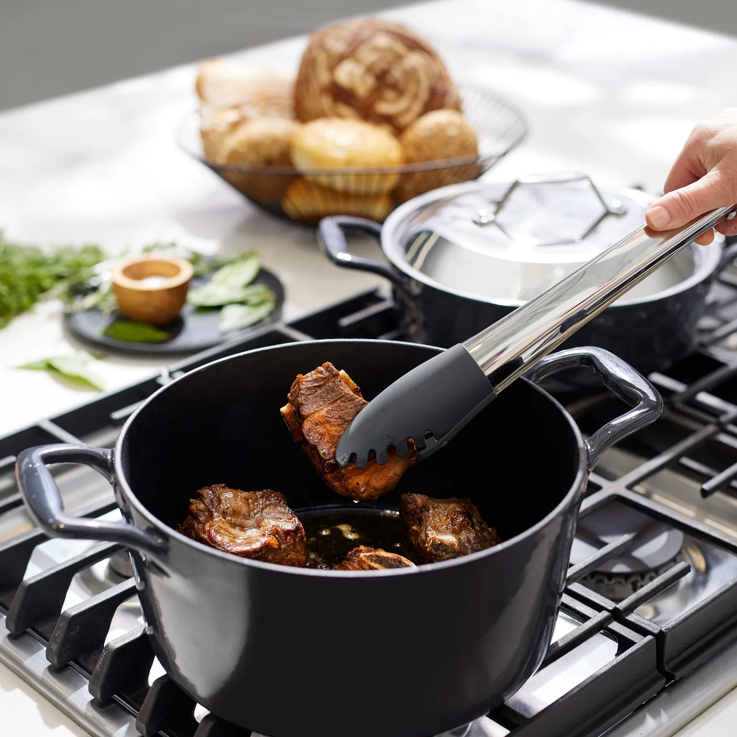 All-Clad Enameled Cast Iron Dutch Oven, 6 qt. 