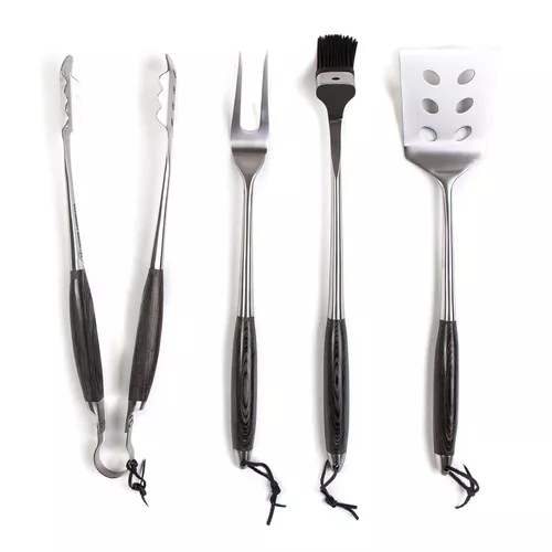 Schmidt Brothers BBQ Bonded Ash 4-Piece Grill Set