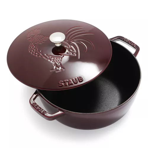 Staub Essential French Oven with Rooster Lid, 3.75 qt
