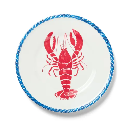Sur La Table Lobster Melamine Dinner Plate