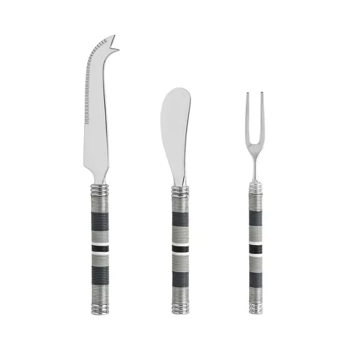 French Home Jubilee Cheese Knife, Spreader & Fork Set